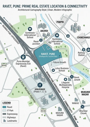 The Mile Ravet Prime Location on Ravet BRTS Main Road